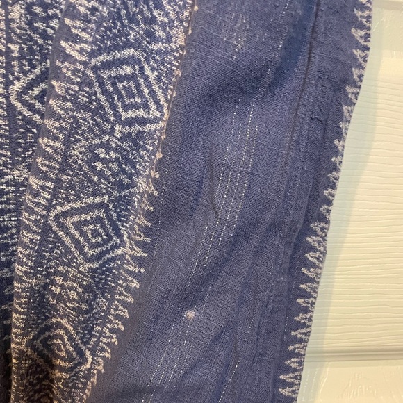 Anthropologie Akron + Kin boho embroidered bib sleeveless dress sz 8 - Picture 4 of 10